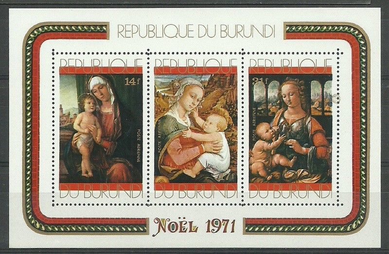 Znaczek Burundi 1971 Mi bl 53 Czyste **