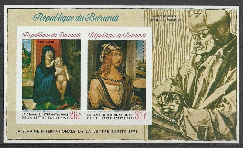 Znaczek Burundi 1971 Mi bl 50B Czyste **