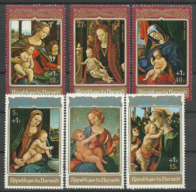 Znaczek Burundi 1972 Mi 899-904 Czyste **