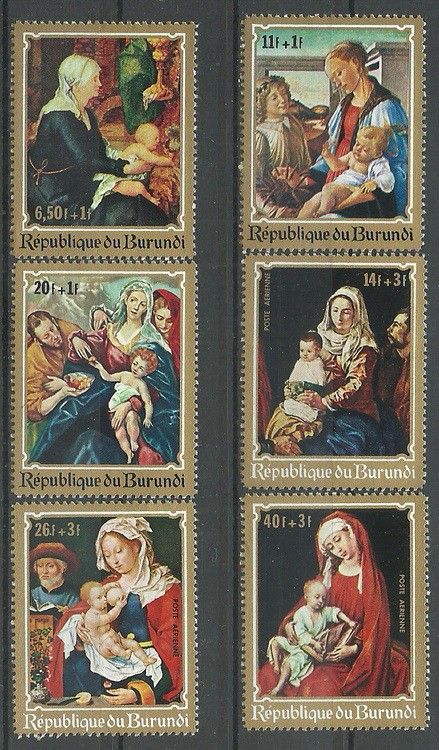 Znaczek Burundi 1970 Mi 679-684 Czyste **