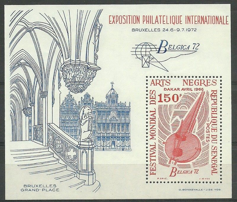 Znaczek Senegal 1972 Mi bl 9 Czyste **