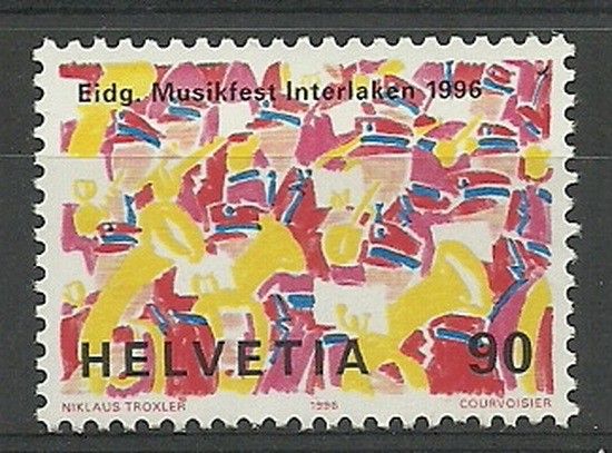 Znaczek Szwajcaria 1996 Mi 1573 Czyste **