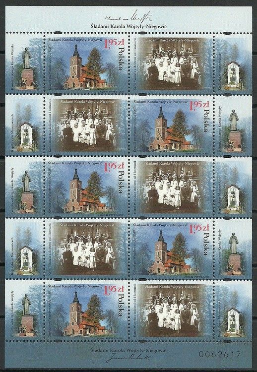 Znaczek Polska 2011 Mi ark 4534 Fi ark 4384 Czyste **