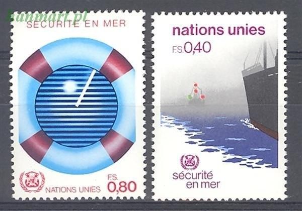 Znaczek Narody Zjednoczone Genewa 1983 Mi 112-113 Czyste **