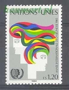 Znaczek Narody Zjednoczone Genewa 1984 Mi 126 Czyste **
