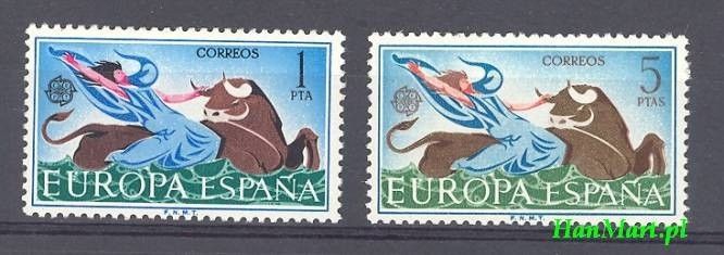 Znaczek Hiszpania 1966 Mi 1642-1643 Czyste **