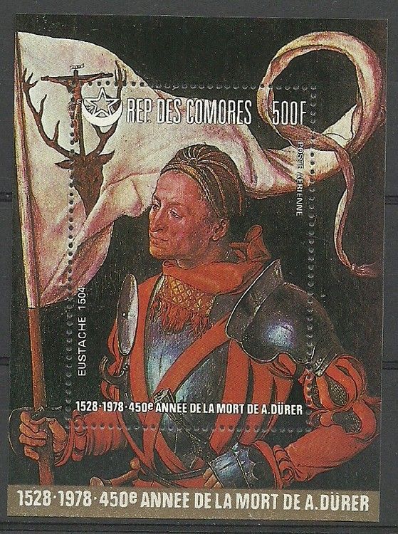 Znaczek Komory 1978 Mi bl 165 Czyste **