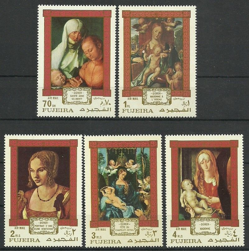 Znaczek Fujeira / Fudżajra 1971 Mi 662-666 Czyste **