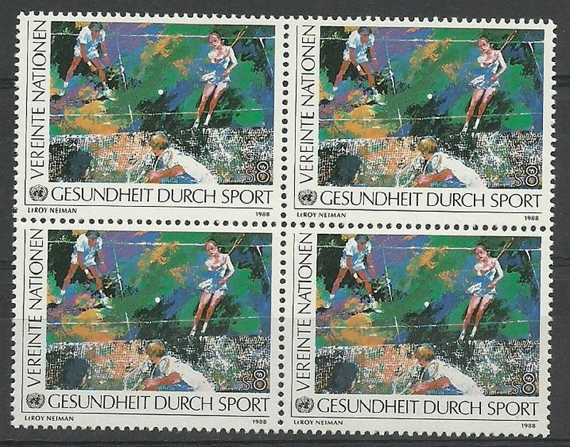 Znaczek Narody Zjednoczone Wiedeń 1988 Mi 86 Czyste **