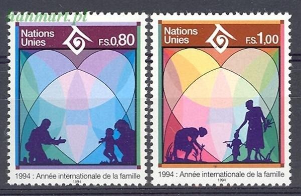 Znaczek Narody Zjednoczone Genewa 1994 Mi 243-244 Czyste **