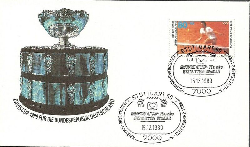 Znaczek Niemcy 1988 Mi 1354 FDC