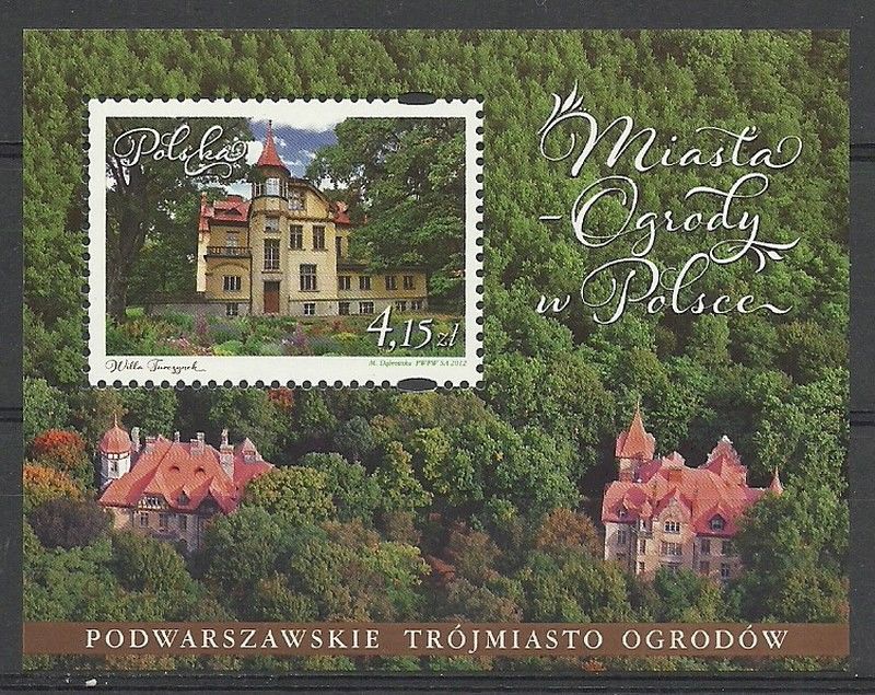 Znaczek Polska 2012 Mi bl 212 Fi bl 244 Czyste **