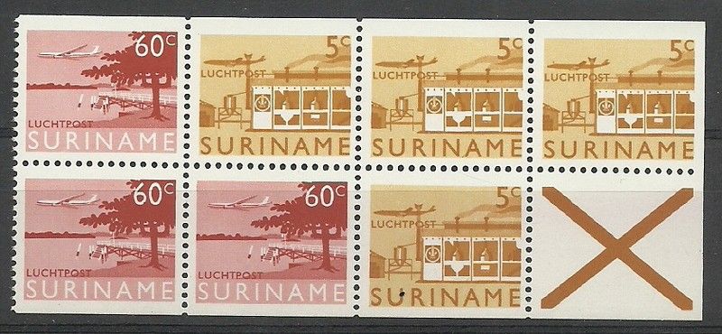 Znaczek Surinam 1978 Mi h-blatt 5 Czyste **