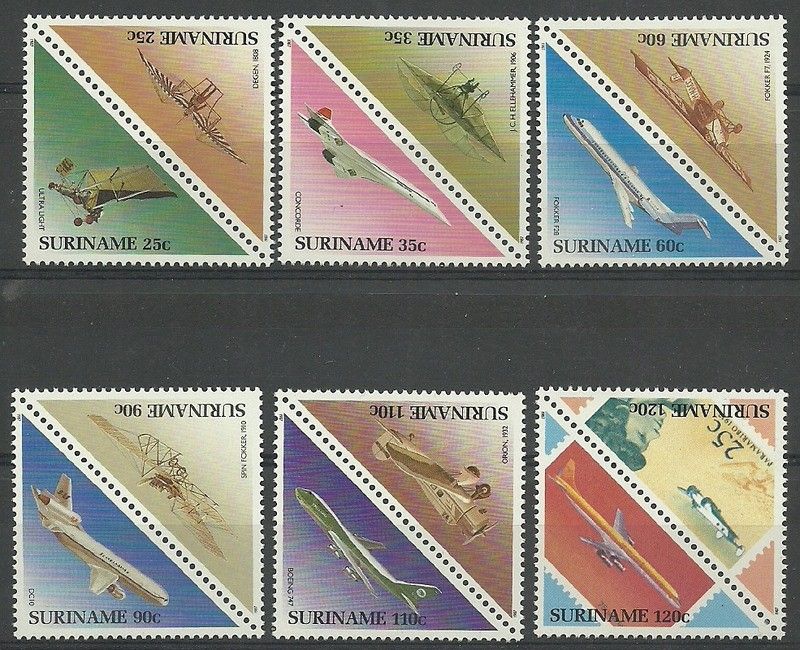 Znaczek Surinam 1987 Mi 1223-1234 Czyste **