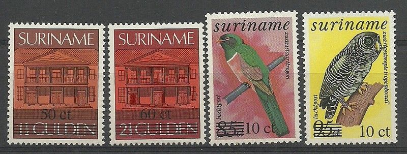 Znaczek Surinam 1987 Mi 1201-1204 Czyste **