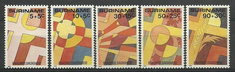 Znaczek Surinam 1985 Mi 1125-1129 Czyste **