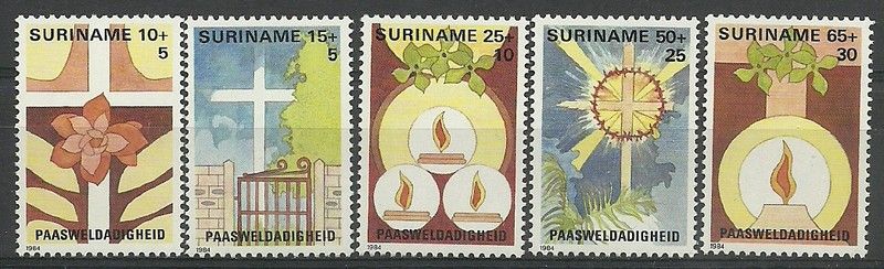 Znaczek Surinam 1984 Mi 1075-1079 Czyste **