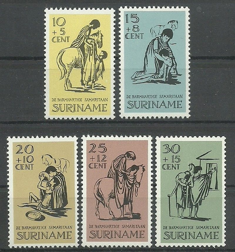 Znaczek Surinam 1967 Mi 514-518 Czyste **