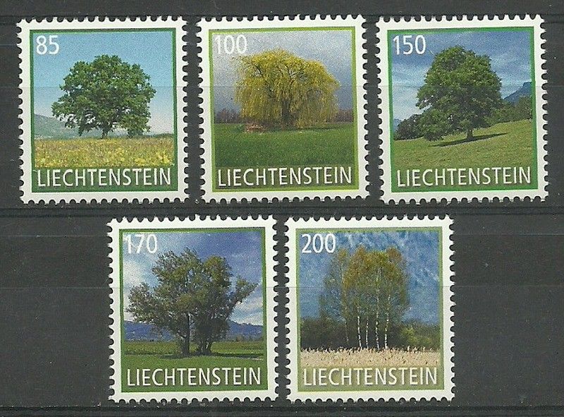 Znaczek Liechtenstein 2016 Mi 1798-1802 Czyste **