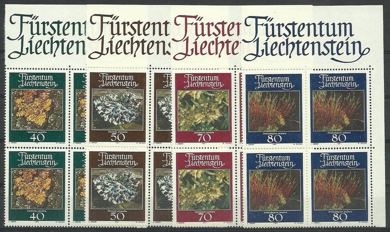 Znaczek Liechtenstein 1981 Mi 776-779 Czyste **