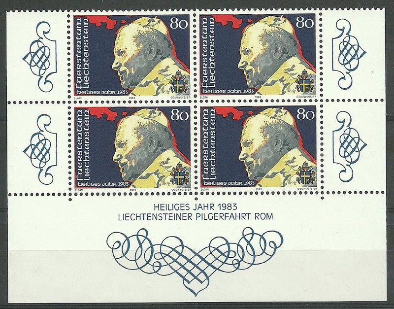 Znaczek Liechtenstein 1983 Mi 830 Czyste **