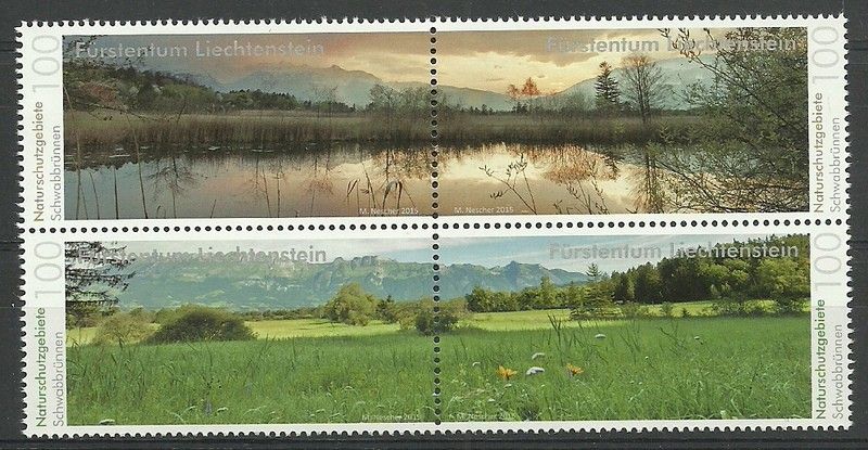 Znaczek Liechtenstein 2015 Mi 1761-1764 Czyste **