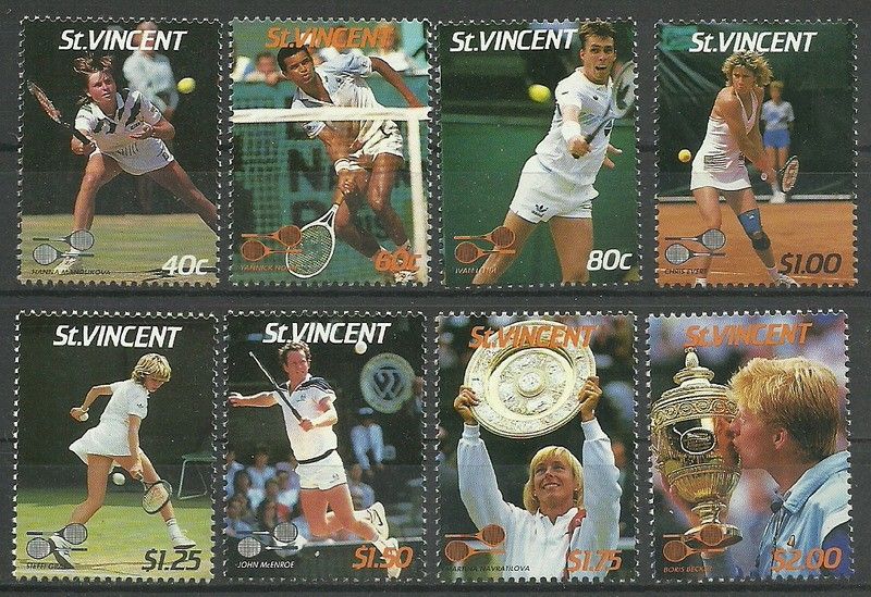 Znaczek St. Vincent 1987 Mi 1020-1027 Czyste **