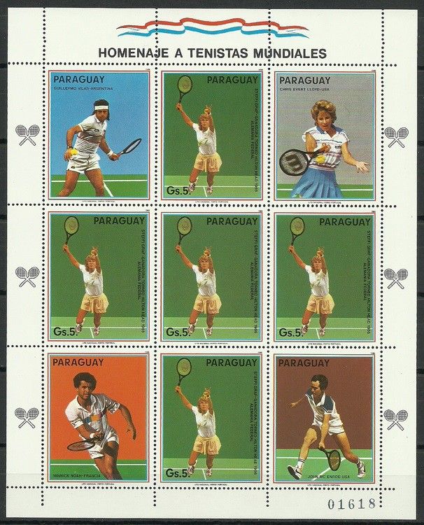 Znaczek Paragwaj 1986 Mi ark 4035 Czyste **