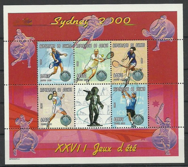 Znaczek Gwinea 2000 Mi ark 2829-2832 Czyste **