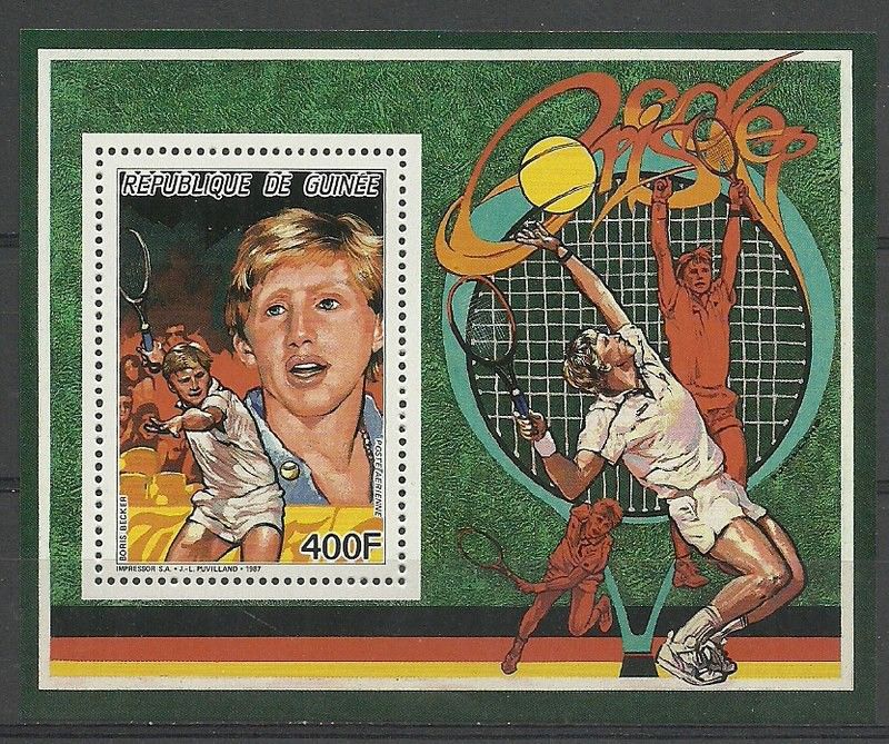 Znaczek Gwinea 1987 Mi bl 278 Czyste **