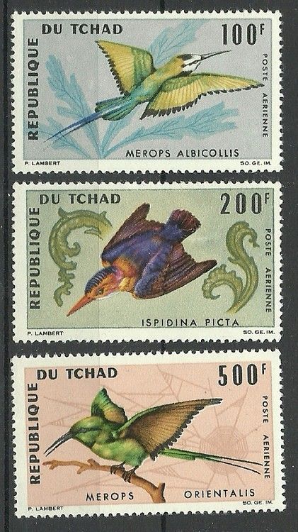 Znaczek Czad 1966 Mi 163-165 Czyste **