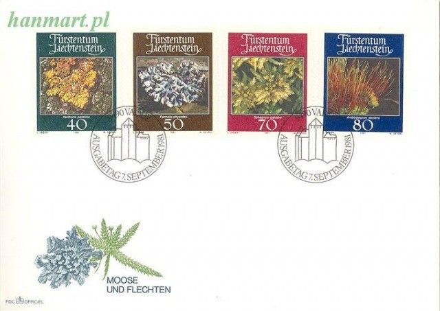 Liechtenstein 1981 Mi 776-779 FDC