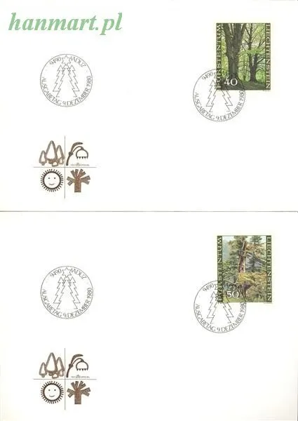 Znaczek Liechtenstein 1980 Mi 757-760 FDC