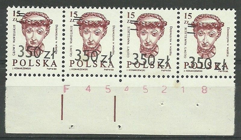 Znaczek Polska 1990 Mi 3253 Fi 3105 Czyste **