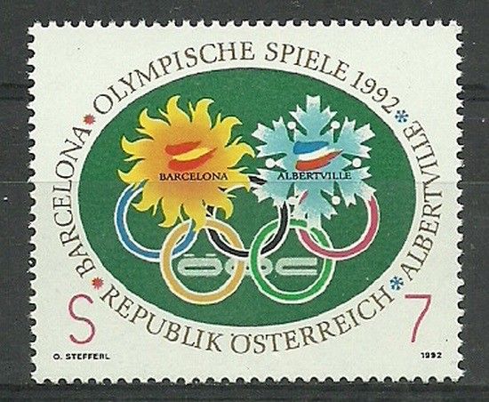 Znaczek Austria 1992 Mi 2048 Czyste **
