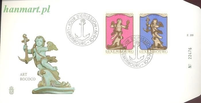 Znaczek Luksemburg 1979 Mi 994-995 FDC