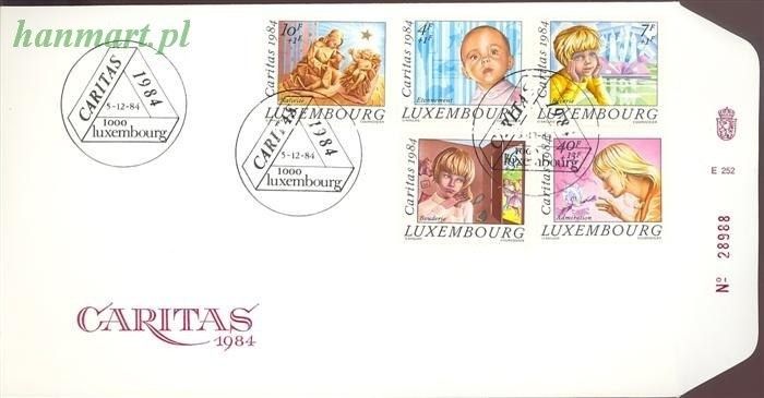 Znaczek Luksemburg 1984 Mi 1112-1116 FDC