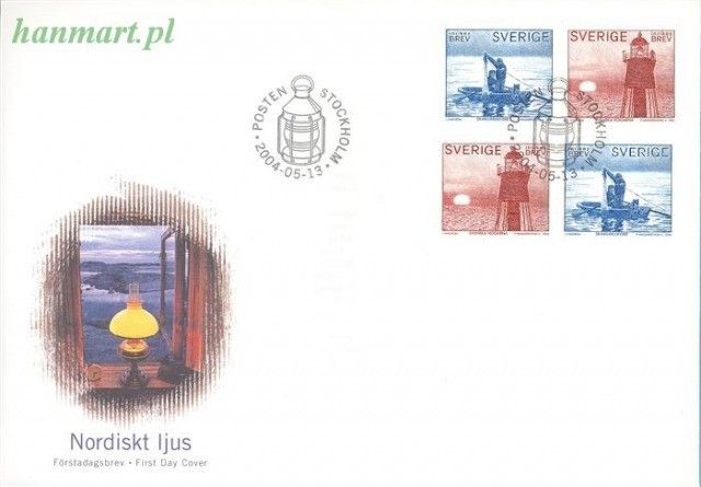 Znaczek Szwecja 2004 Mi 2410-2411 FDC