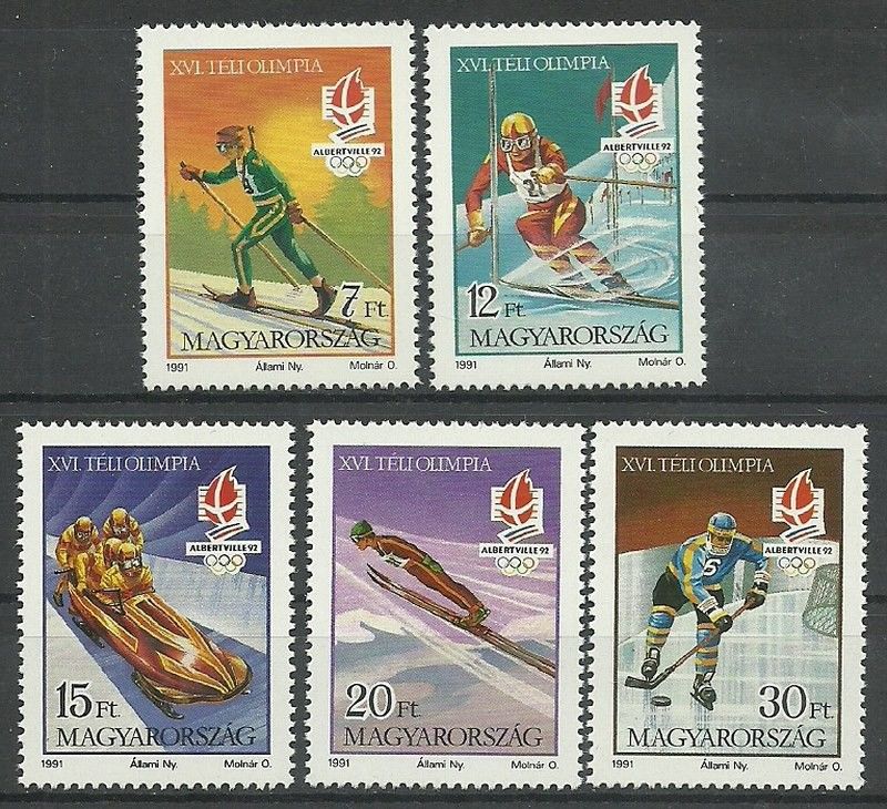 Znaczek Węgry 1991 Mi 4175-4179 Czyste **