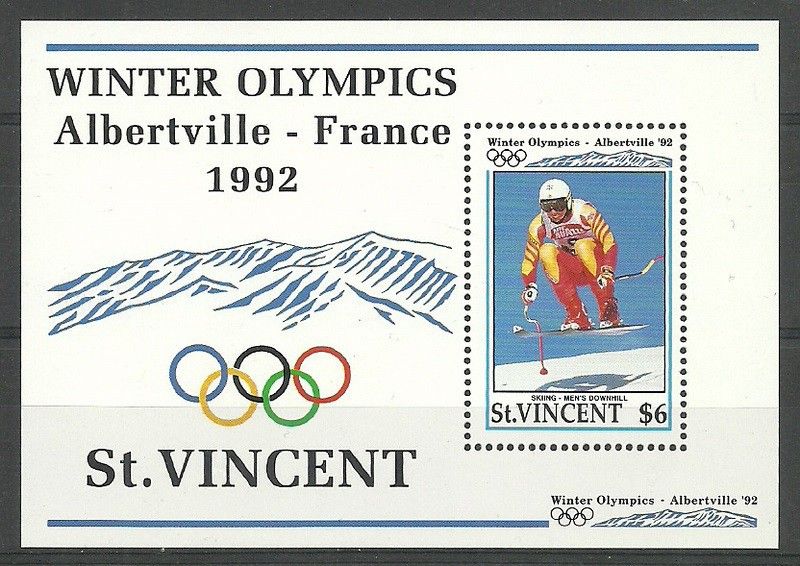 Znaczek St. Vincent 1992 Mi bl 203 Czyste **