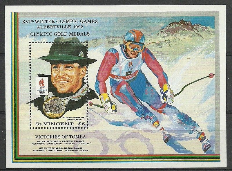 Znaczek St. Vincent 1992 Mi bl 224 Czyste **