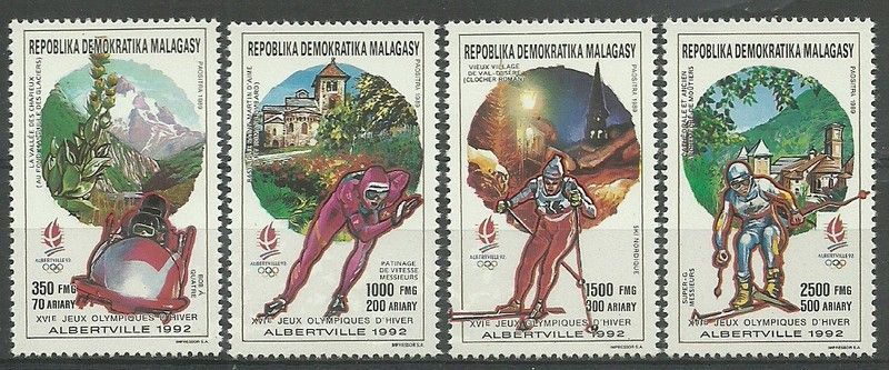 Znaczek Madagaskar 1993 Mi 1547-1550 Czyste **