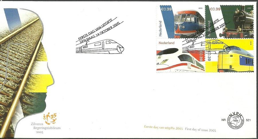 Znaczek Holandia 2005 Mi 2338-2341 FDC