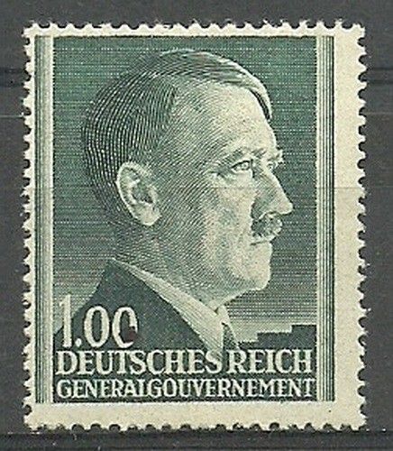 Znaczek Generalna Gubernia / GG 1944 Mi 86B Fi 86B Czyste **