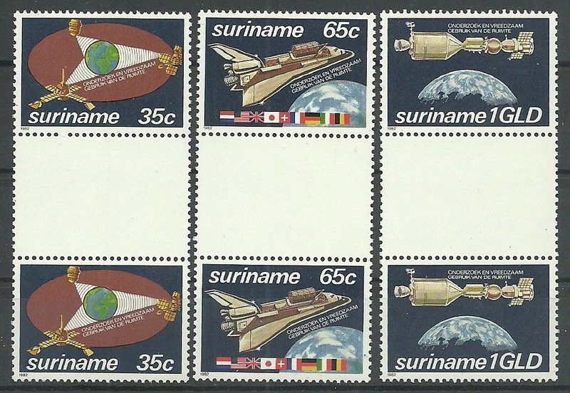 Znaczek Surinam 1982 Mi 967-969 Czyste **