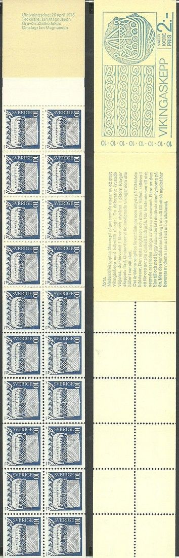 Znaczek Szwecja 1973 Mi mh 800yD Czyste **