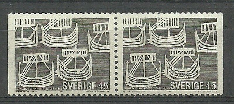 Znaczek Szwecja 1969 Mi 629Dl,Dr Czyste **