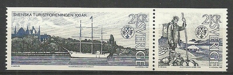 Znaczek Szwecja 1985 Mi 1340-1341 Czyste **