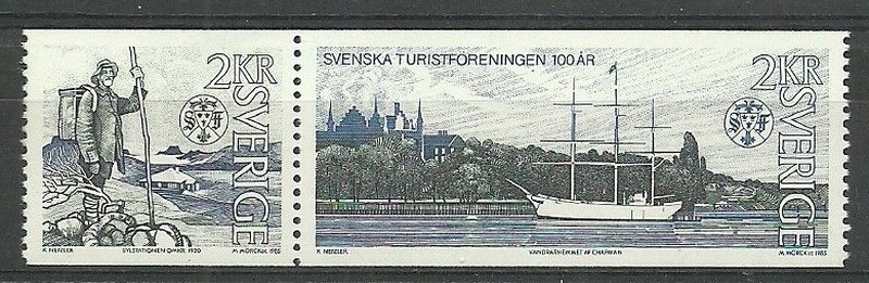 Znaczek Szwecja 1985 Mi 1340-1341 Czyste **