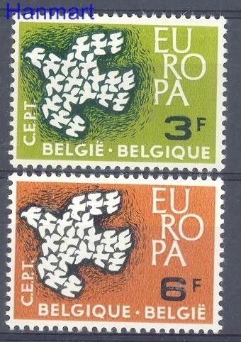 Znaczek Belgia 1961 Mi 1253-1254 Czyste **